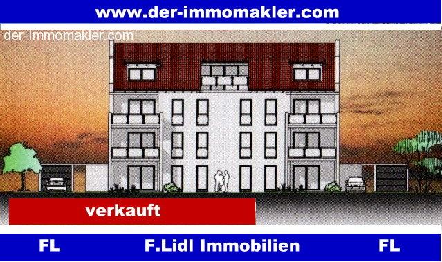 Pocking: Verkauft! Stylische 4 Zimmer Dachterrasenwohnung über den Dächern von Pocking - 3.Stock ! 