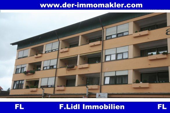 Bad Füssing: F. Lidl Immo** 2  Zimmer Wohnung in MFH Haus / 1.Stock m. Balkon 