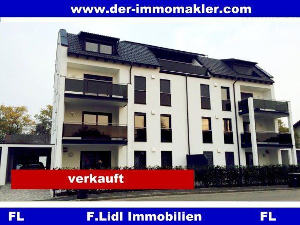 Pocking: *F. Lidl Immo*  stylische 3 Zimmer Wohnung in 7 Fam. Haus / Neu-Mehrfamilienhaus - 2.Stock m. großem Balkon 