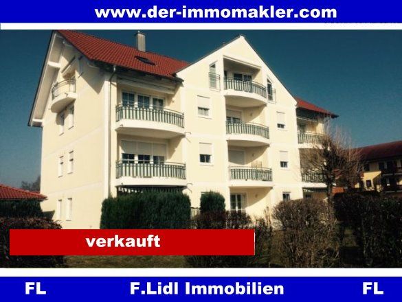 Bad Füssing: *F. Lidl Immo* verkauft - Exklusive 2 Zimmer Eigentumswohnung in 12 Fam. Haus / Mehrfamilienhaus - Erdgeschoß m. Terrasse 