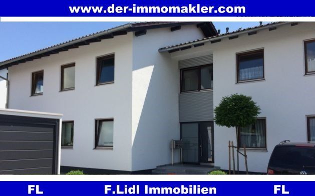 Pocking: vermietet!**F. Lidl Immo**Neu renov. 3,5  Zimmer Wohnung in 6-Fam. Haus / Mehrfamilienhaus - 1.Stock mit Balkon 