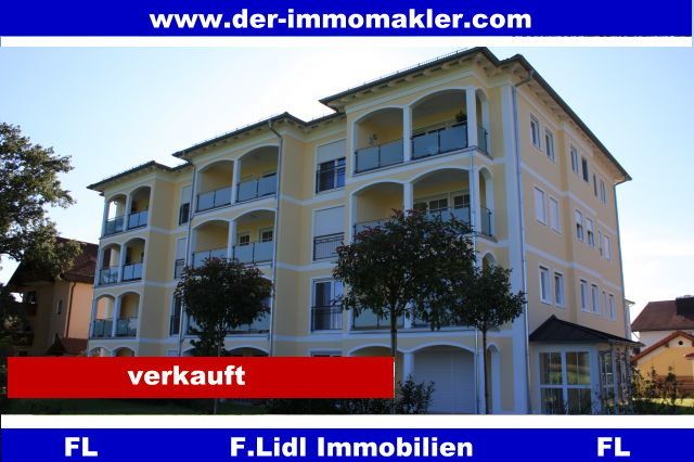 Bad Füssing: *F. Lidl Immo* verkauft Exklusive 3 Zimmer Eigentumswohnung in 12 Fam. Haus / Mehrfamilienhaus - EG mit Terrasse u. Wintergarten 