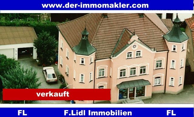 Aidenbach: **F. Lidl Immobilien** verkauft! Wohn und Geschäftshaus mit Garten -   zum Kauf in Aidenbach 