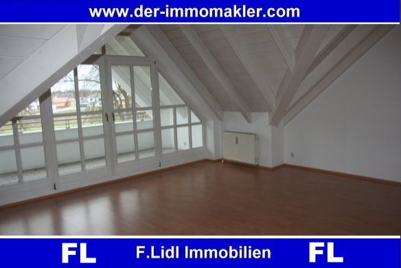 Pocking: F. Lidl Immo** 2  Zimmer Wohnung in MFH Haus / 2.Stock m. Balkon 