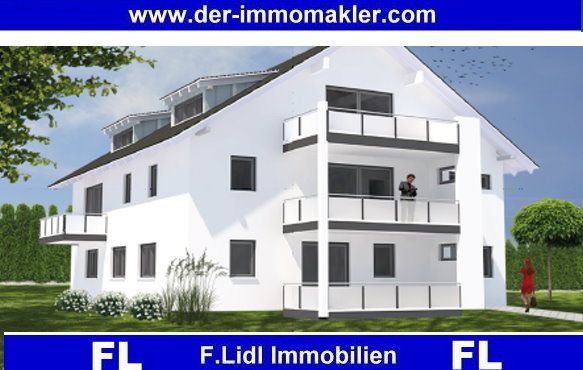 Neuhaus am Inn: *F. Lidl Immo* Exklusive 2 Zimmer Eigentumswohnung 1.OG m. Balkon Neubau In Neuhaus / Inn 