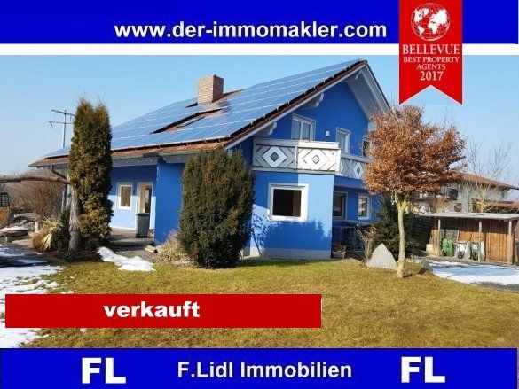 Reisbach: **F. Lidl Immobilien**  gepfl. 2 Fam. Haus in Niederreisbach mit Photovoltaikanlage  