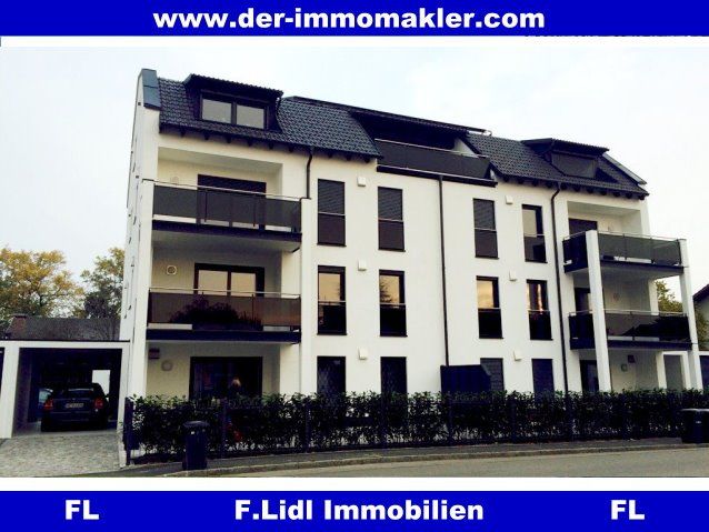Pocking: *F. Lidl Immo*  stylische 3 Zimmer Mietwohnung in 7 Fam. Haus / Neu-Mehrfamilienhaus -EG mit großer Terrasse 