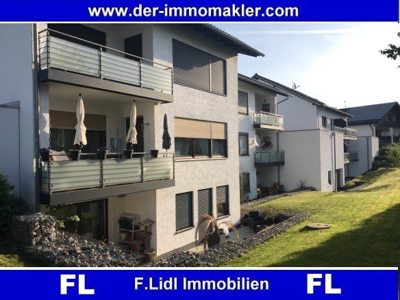 Pocking: Mietwohnung 2 Zimmerwohnung Souterain mit großer Terrasse in Pocking 