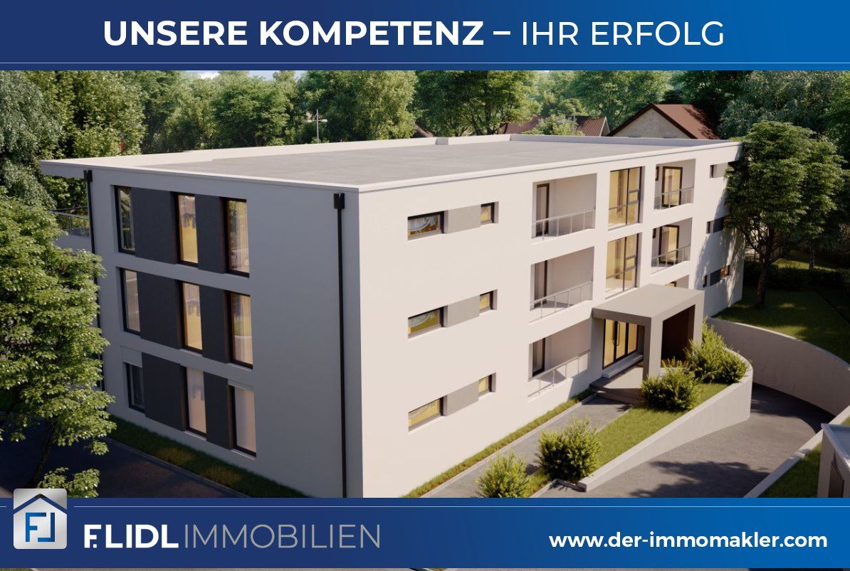 Straubing: Traumhafte Neubau 2 Zimmer Eigentumswohnung in Straubing im 2.OG 