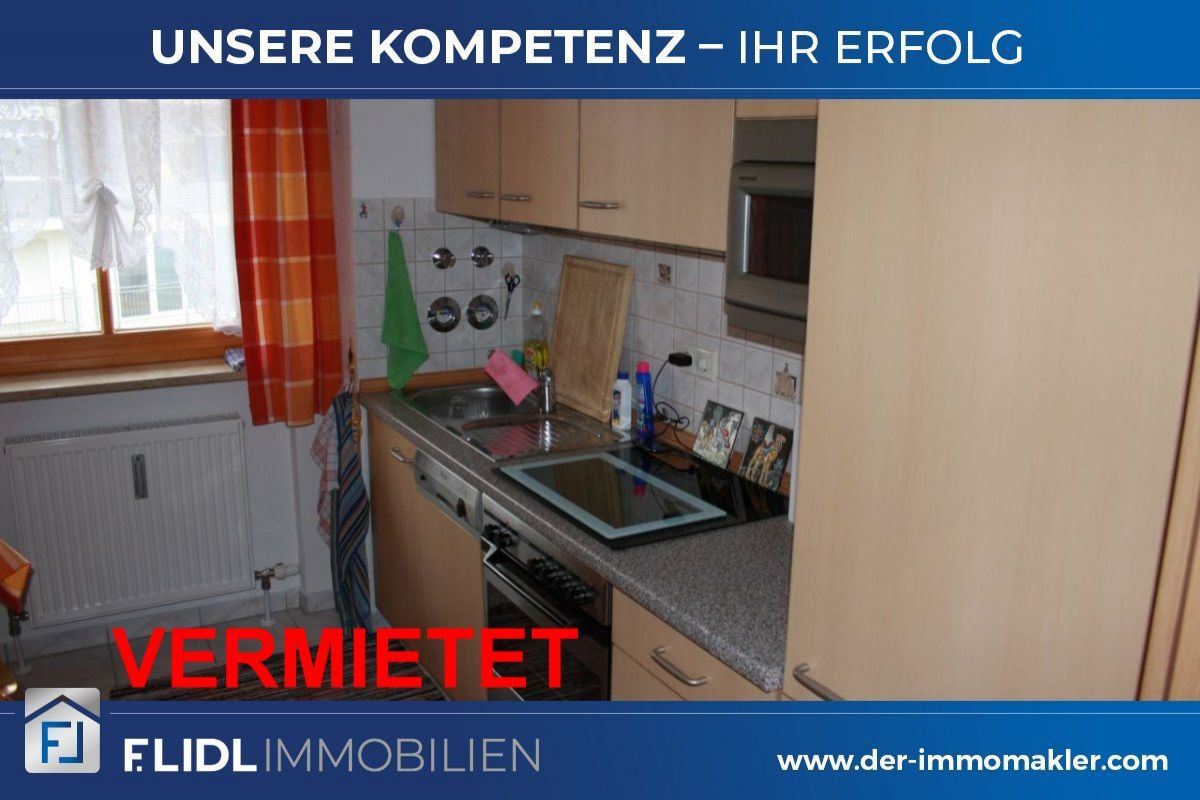 Bad Füssing: 2 Zimmer Mietwohnung in MFH Haus / 1.Stock m. Balkon 