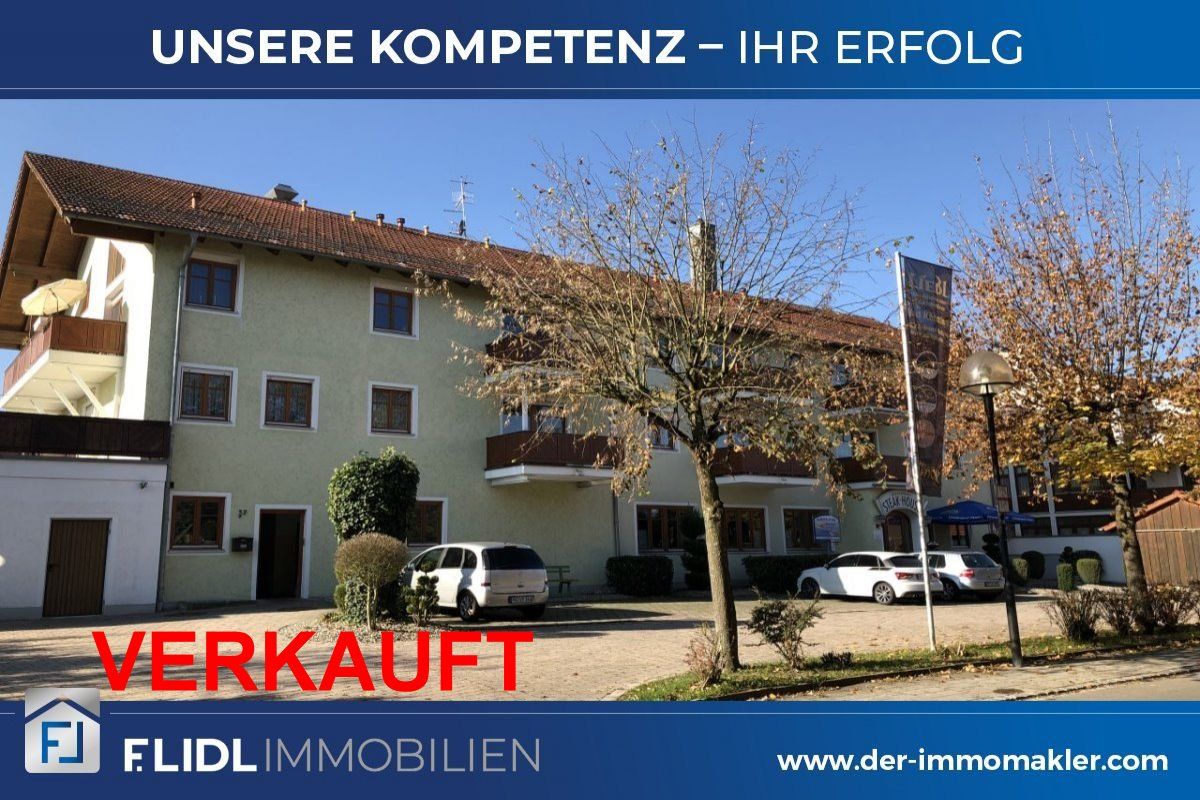 Bad Füssing: Bad Füssing zentrumsnah gepfl. 2 Zi.- Eigentumswohnung 1.OG mit Balkon 