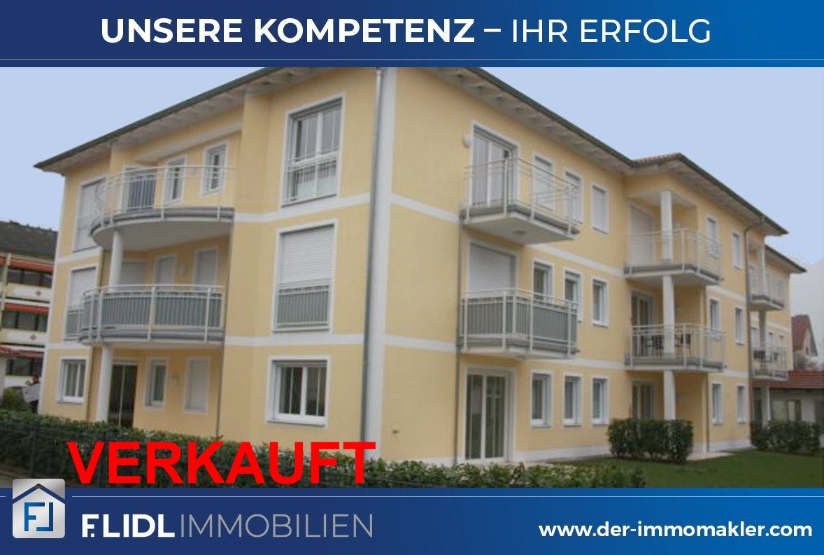 Bad Füssing: traumhafte ETW im oberster Etage, 2 Balkone u. 2 Tiefgaragenstellplätze! 