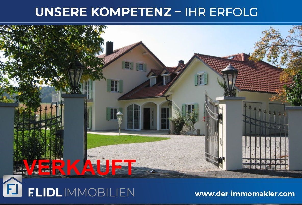 Mengkofen: excl. Villa  Alleinlage m. 5064 m² Parkgrundstück 