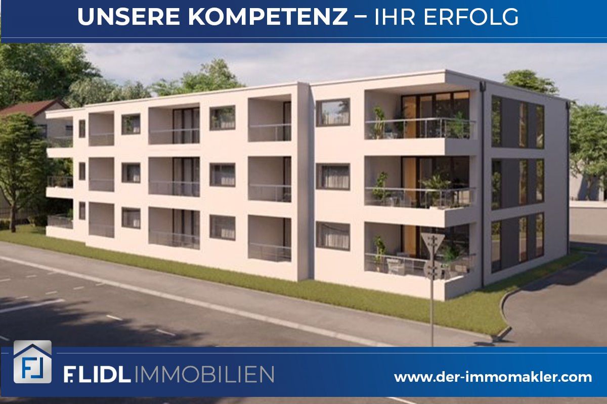 Straubing: Traumhafte Neubau 1 Zimmer Eigentumswohnung 1.Stock  in Straubing 