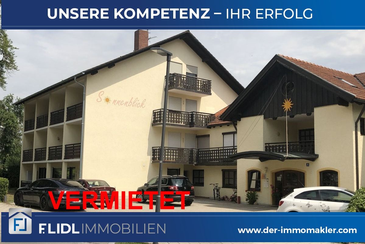 Bad Füssing: Bad Füssing 1 Zimmer Appartement zur Miete- EG m. Balkon 