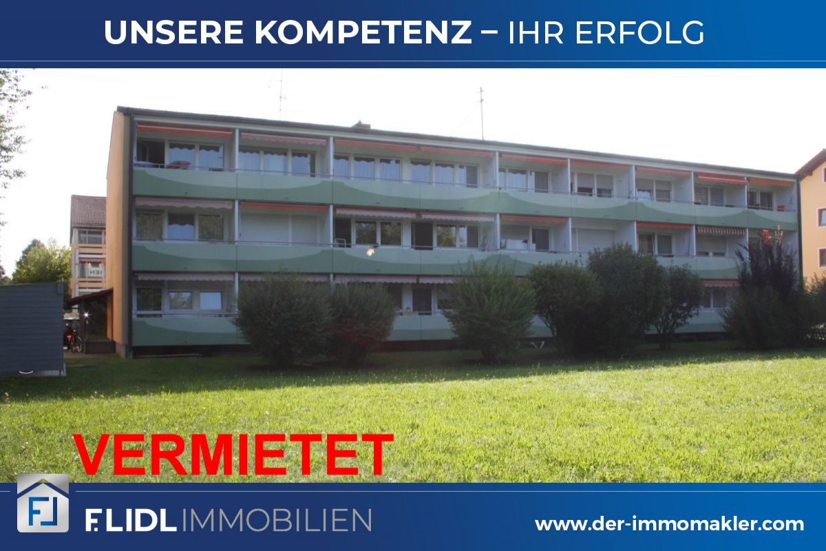 Bad Füssing: gepflegte 1 Zimmer Mietwohnung 2. Stock  mit Balkon 