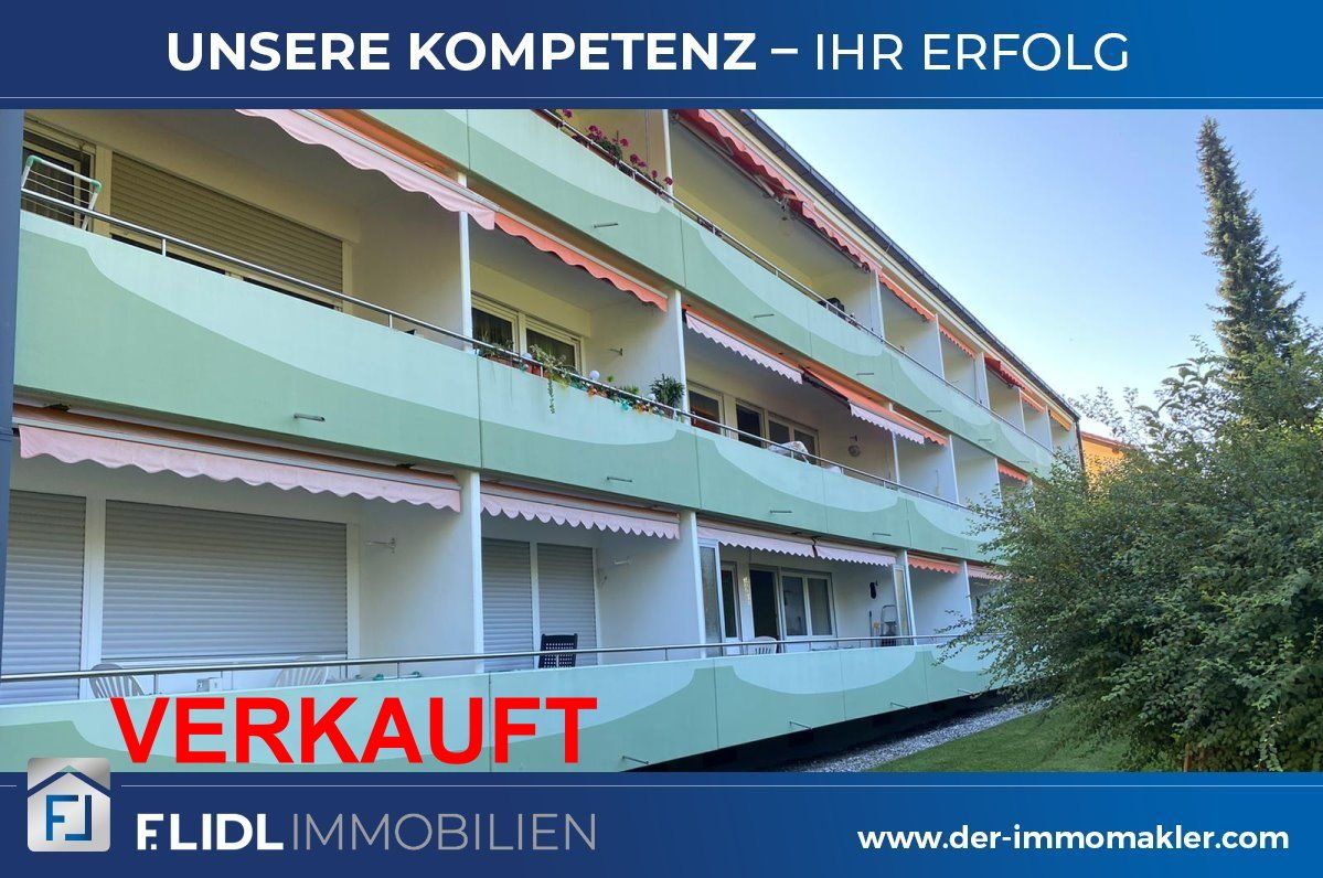 Bad Füssing: gepflegte 1 Zimmer Eigentumswohnung 2. Stock mit Balkon 