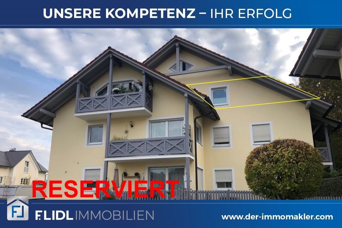 Vilshofen an der Donau: Schickes 1-Zimmer-DG-Appartement Vilshofen möbliert 