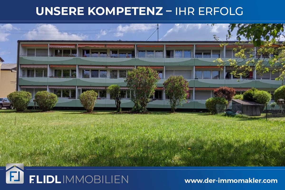 Bad Füssing: gepflegtes 1- Zimmer Appartement EG mit Balkon 