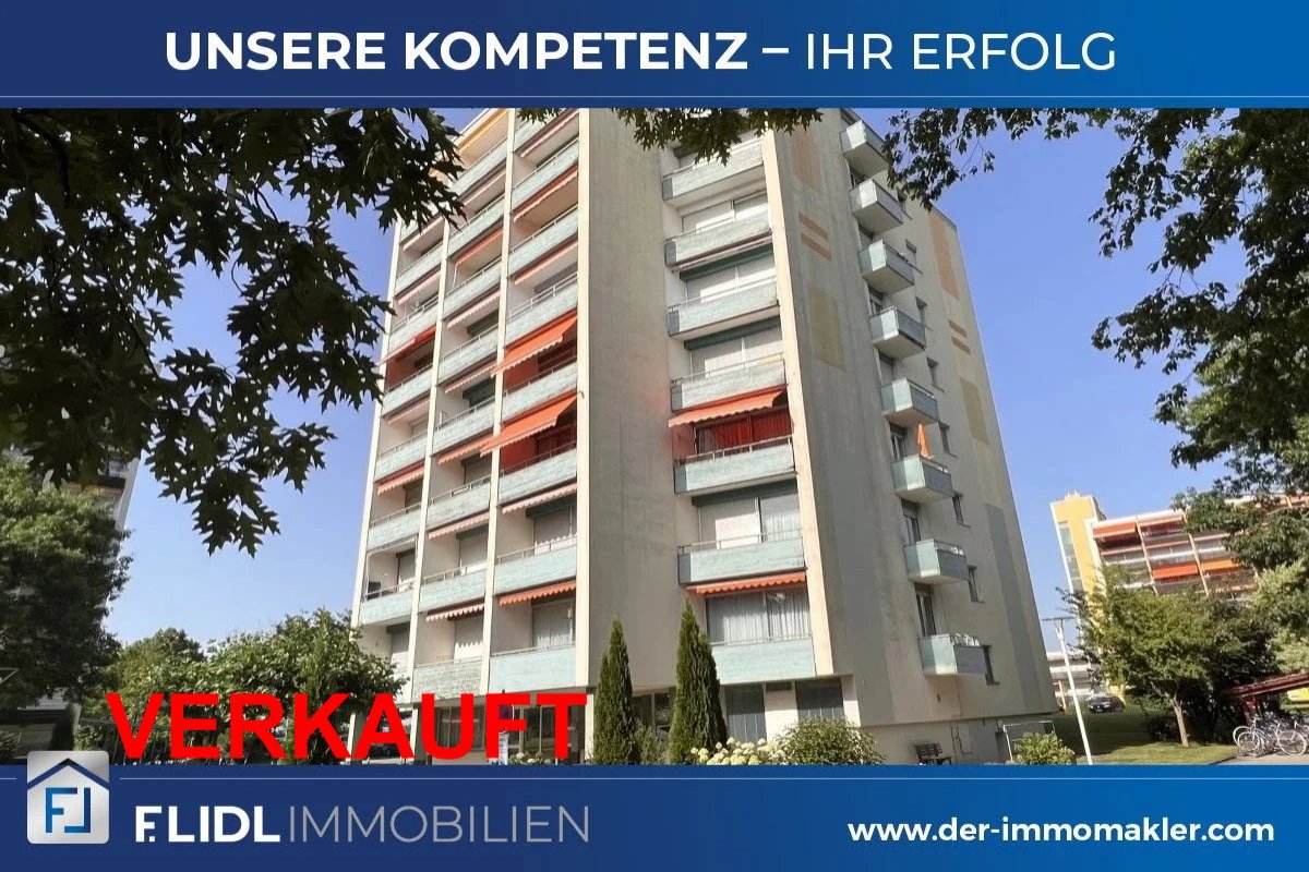 Bad Füssing: Gepflegtes 1 Zimmer Appartement mit Sonnenbalkon im 7.Stock in Bad Füssing 