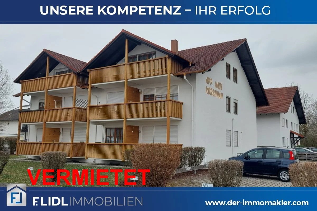 Bad Füssing: Gepflegtes 1 Zimmer Appartement mit Sonnenbalkon im 1. Stock in Bad Füssing 