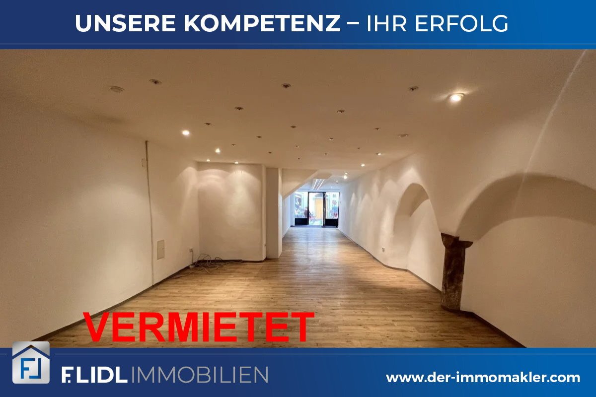 Passau: Ladenfläche in guter Lauflage in Fußgängerzone Passau - zu vermieten 