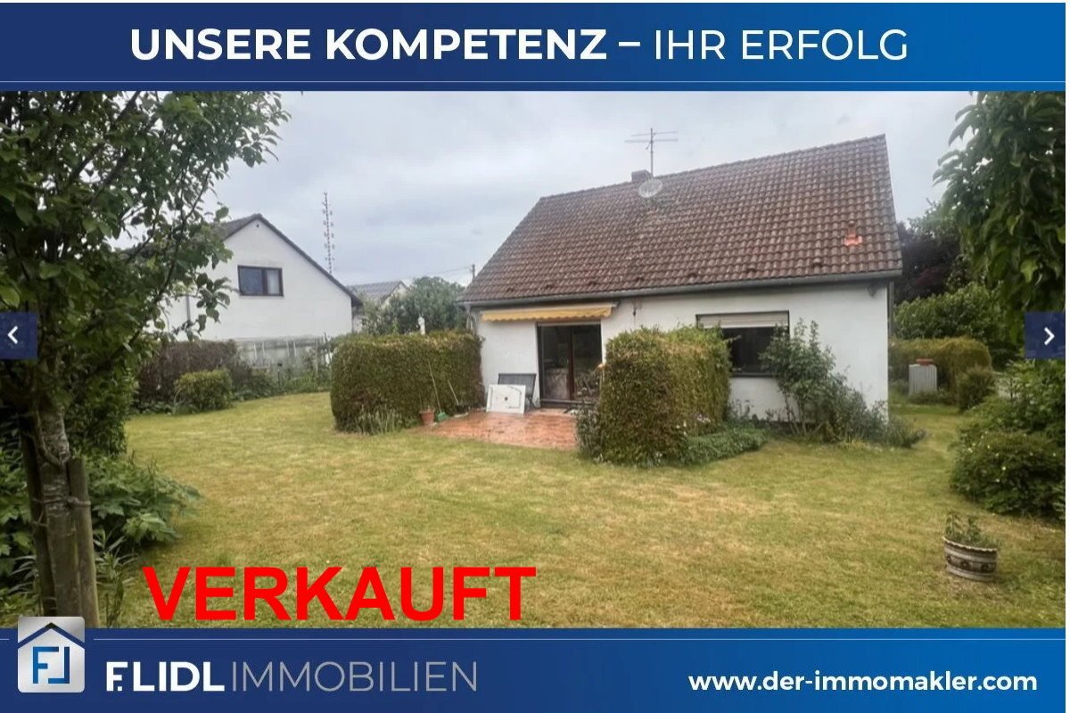 Schwabhausen: Sanierungsbedürftiges Fertighaus auf ca. 627 m² Grund 