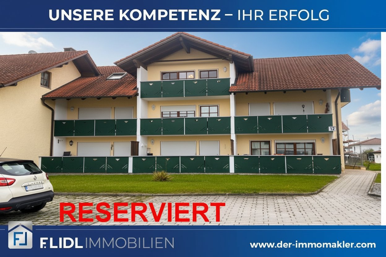 Bad Füssing: Gepflegte 4 Zimmerwohnung, 2. Stock in Bad Füssing / Würding 