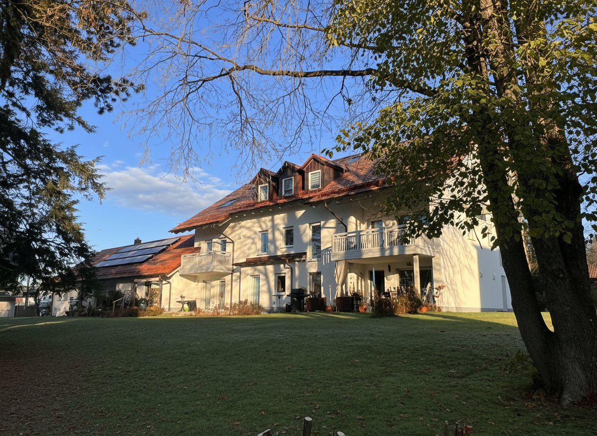 Aidenbach: gepflegte 3 Zimmerwohnung im EG mit Terrasse -  B8 