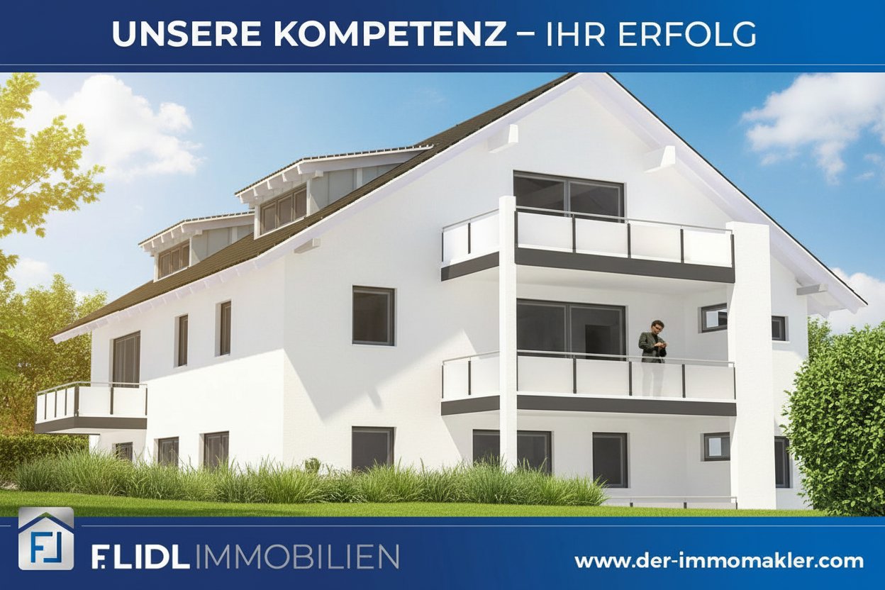 Neuhaus am Inn: Exklusive 2 Zimmer Mietwohnung 1.OG m. Balkon Neubau In Neuhaus / Inn  