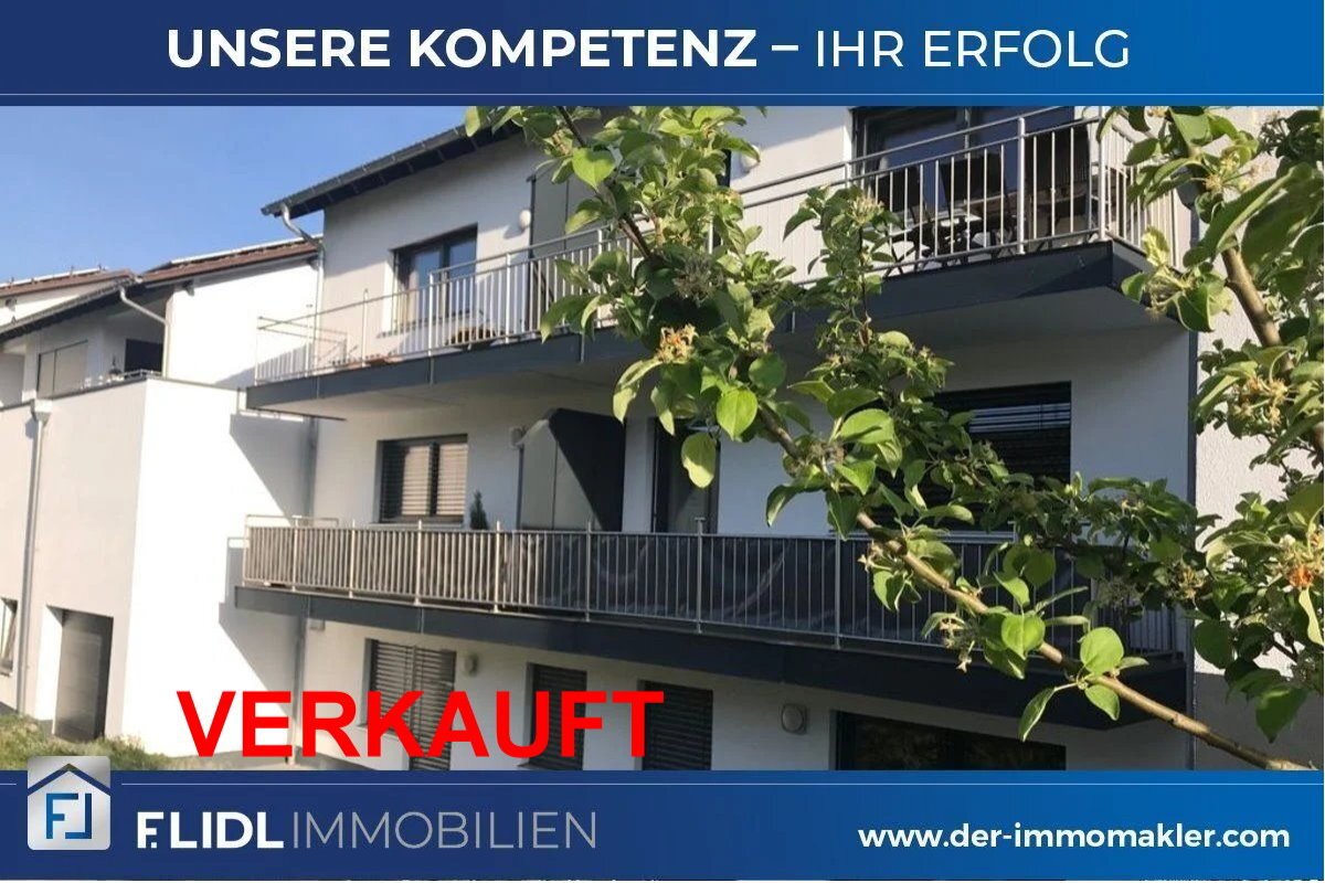 Pocking: Provisionsfreie 2 Zimmer Eigentumswohnung in 6-Fam. Haus / EG rechts mit Balkon  