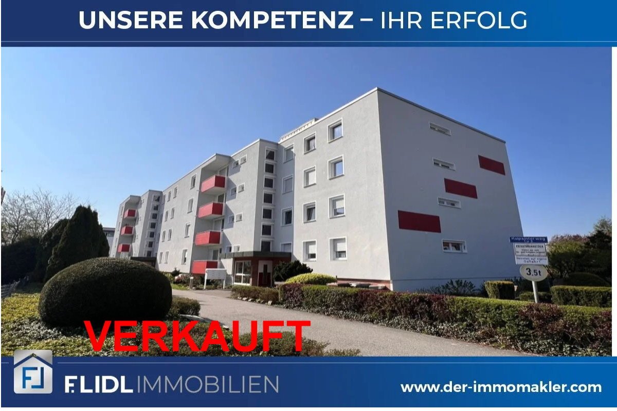 Ruhstorf an der Rott: Kleine 2 Zimmer Eigentumswohnung im 2. Stock mit Südbalkon in Ruhstorf an der Rott 