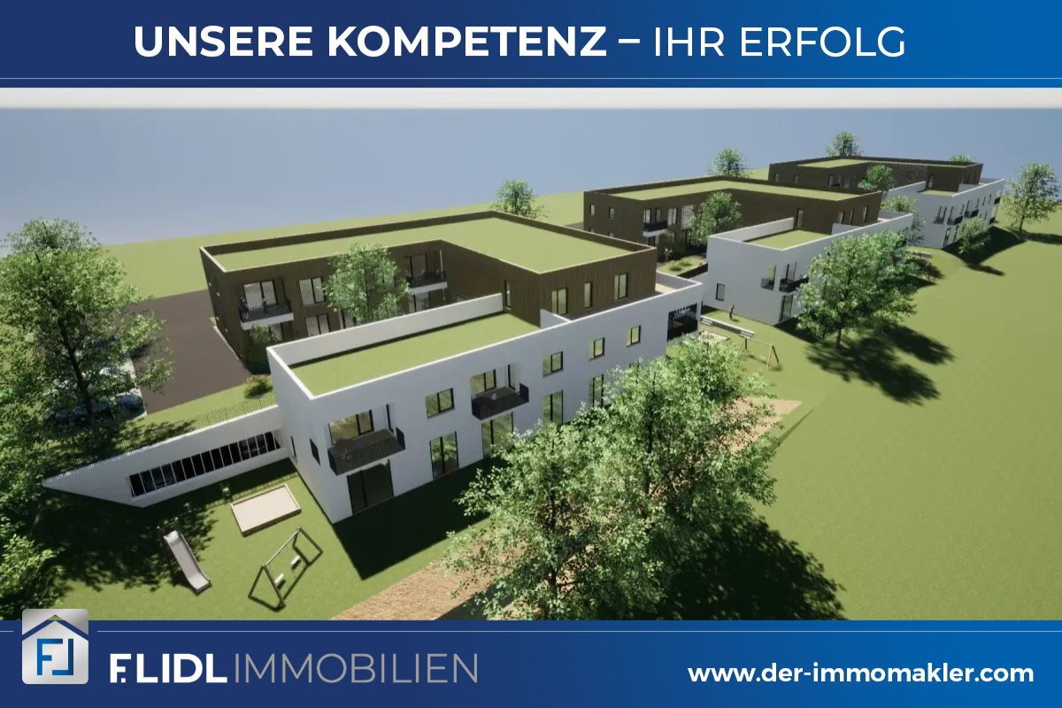 Moderne Wohnanlage mit intelligenter Architektur und grünem Ambiente Moderne Wohnanlage mit intelligenter Architektur und grünem Ambiente