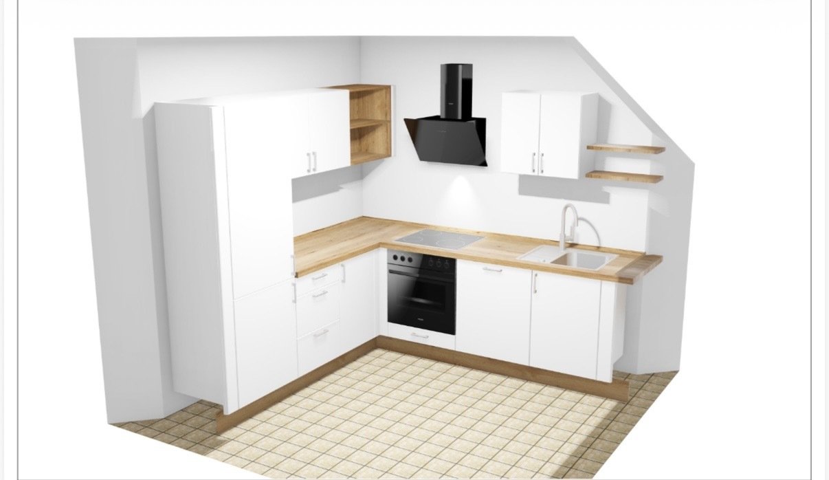 Einbauküche wird derzeit eingebaut