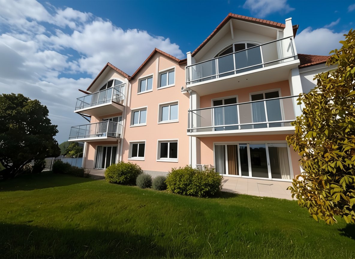 Moderne Gartenwohnung mit Terrasse -Panorama - Lichtdurchflutetes Mehrfamilienhaus in ruhiger Lage