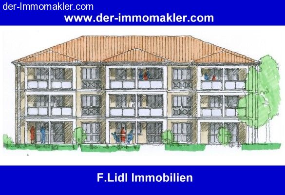 Bad Füssing: *F. Lidl Immo* Exklusive 3 Zimmer Luxus Eigentumswohnung in 9 Fam. Haus /  - 2.Stock m. Balkon 