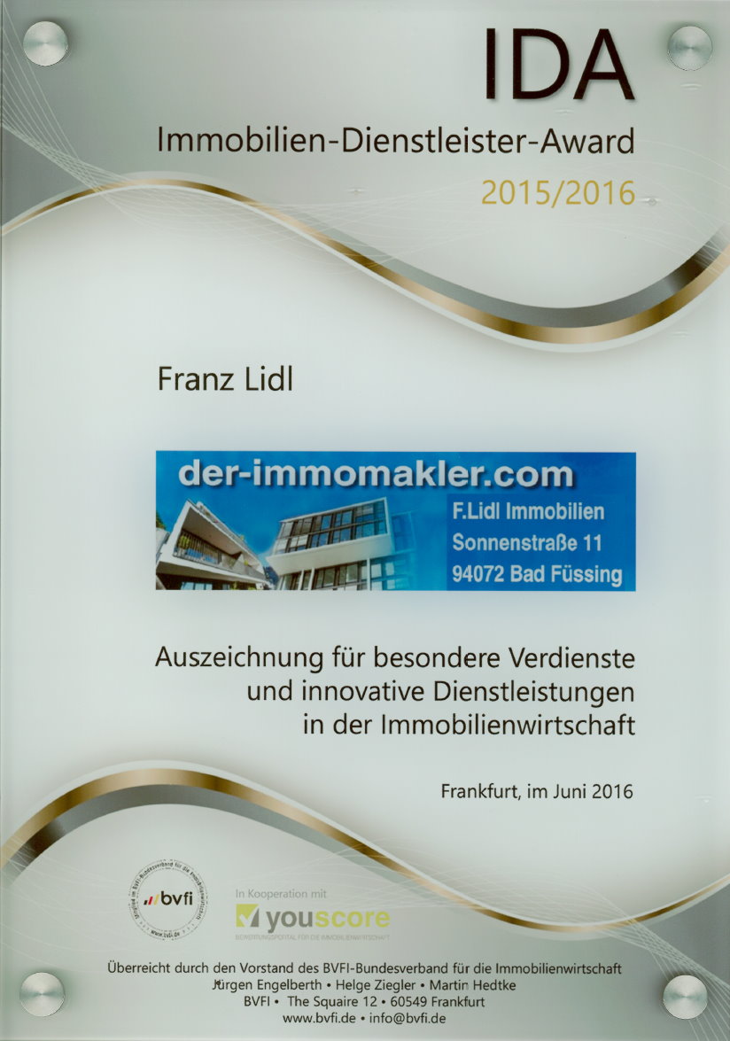 Immobilien Dienstleister Award 2015 / 2016